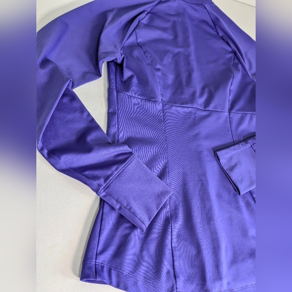 Under Armour Women's size Small Full Zip Jacket Purple Slim Fit Pockets Outdoor - Picture 5 of 11